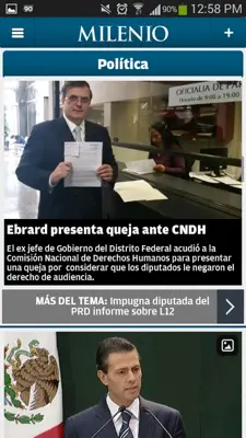 Milenio android App screenshot 0